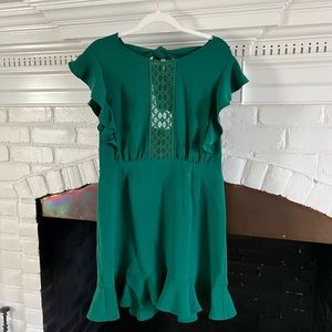 Sezane green dress sz 12